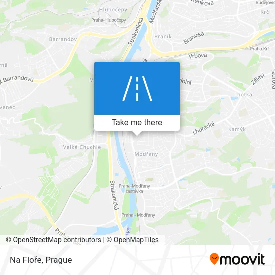 Карта Na Floře