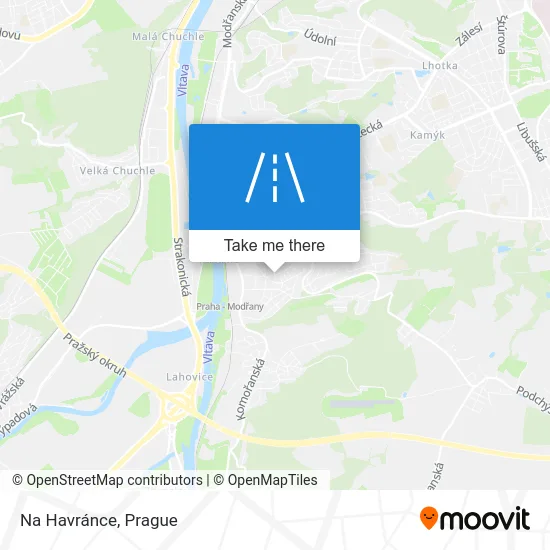 Карта Na Havránce