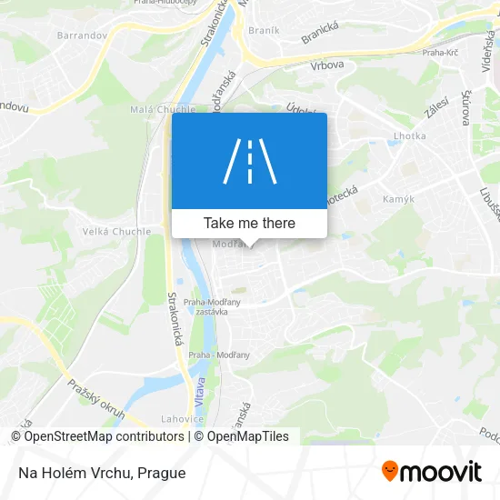 Карта Na Holém Vrchu