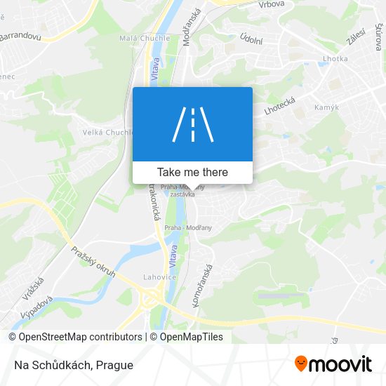 Na Schůdkách map
