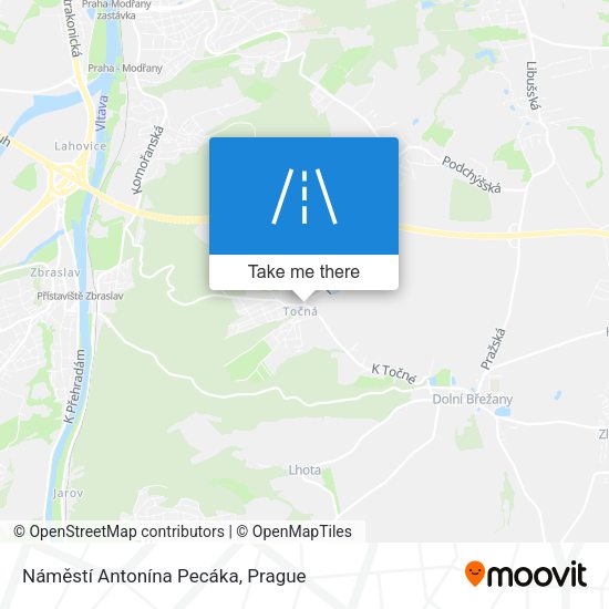 Náměstí Antonína Pecáka map