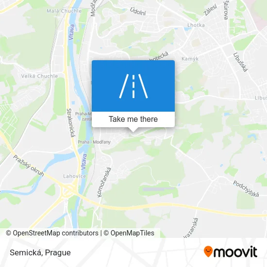 Карта Semická