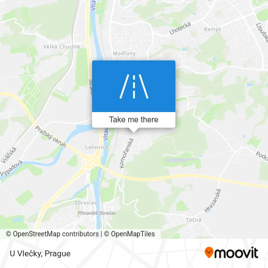 Карта U Vlečky