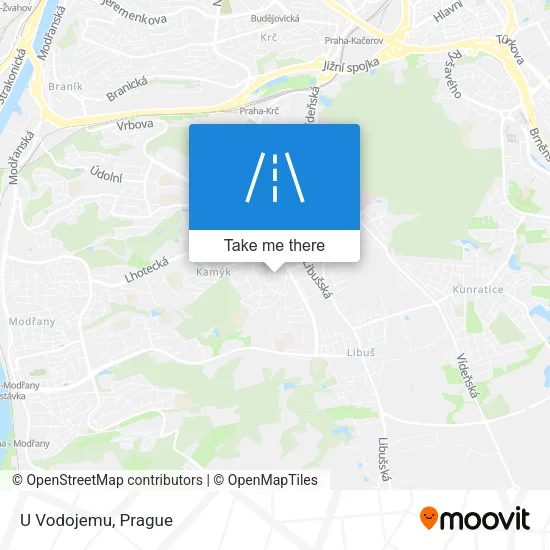 Карта U Vodojemu