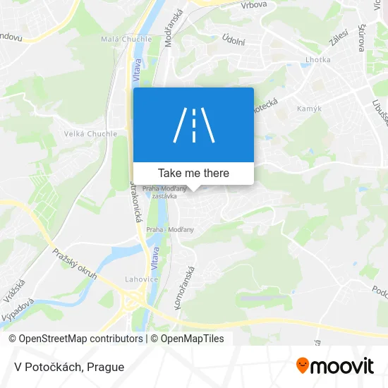 Карта V Potočkách