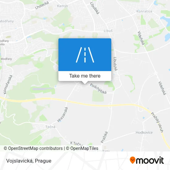 Карта Vojslavická