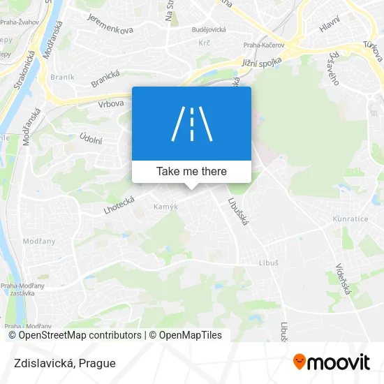 Карта Zdislavická