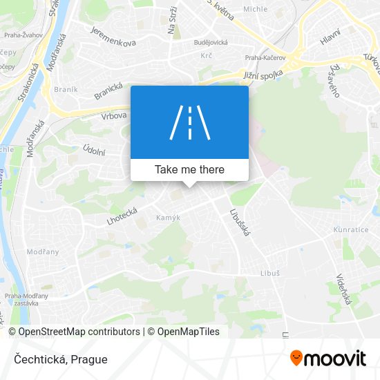Карта Čechtická