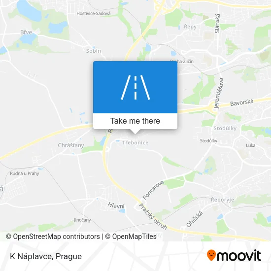 Карта K Náplavce