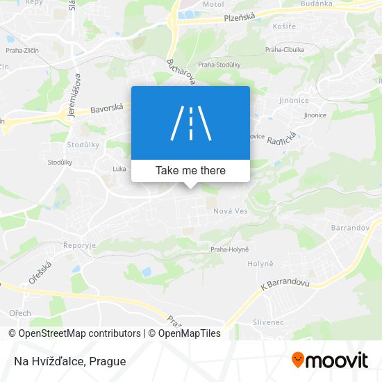 Na Hvížďalce map