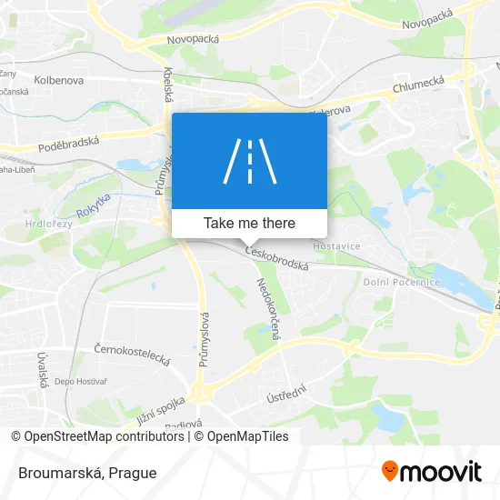 Карта Broumarská