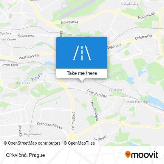 Církvičná map