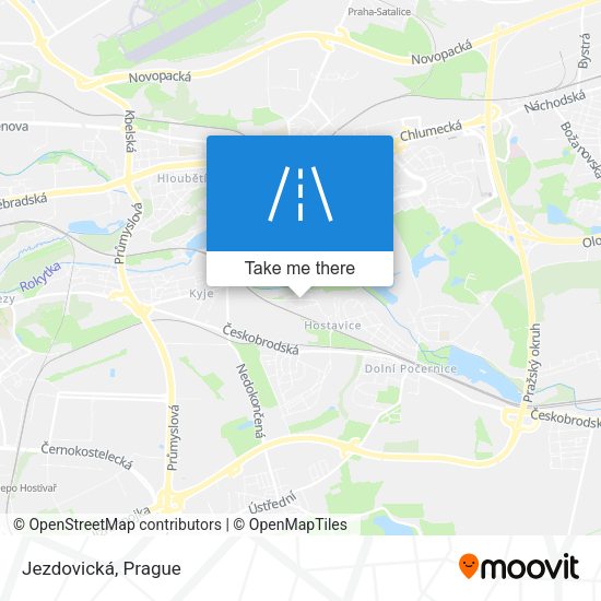 Карта Jezdovická