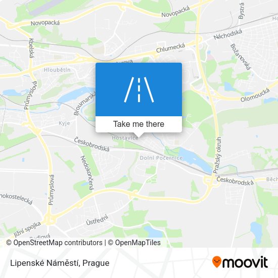 Lipenské Náměstí map