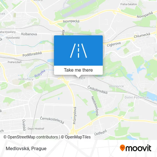 Карта Medlovská