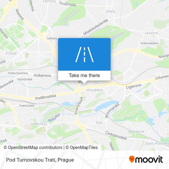 Pod Turnovskou Tratí map