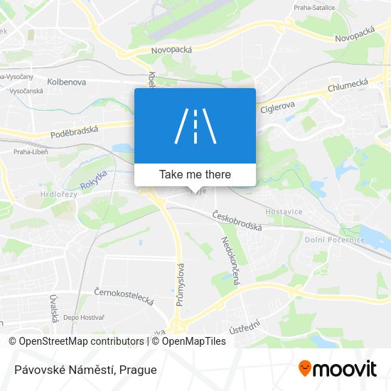 Pávovské Náměstí map