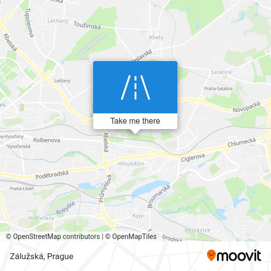 Zálužská map