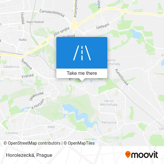 Карта Horolezecká