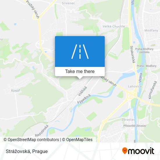 Strážovská map