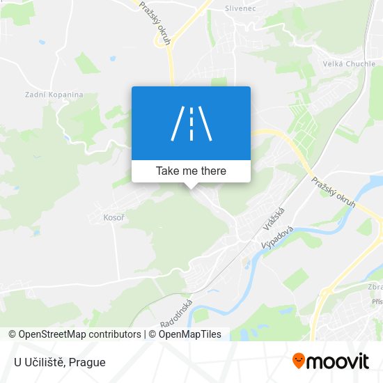 U Učiliště map