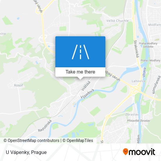 Карта U Vápenky