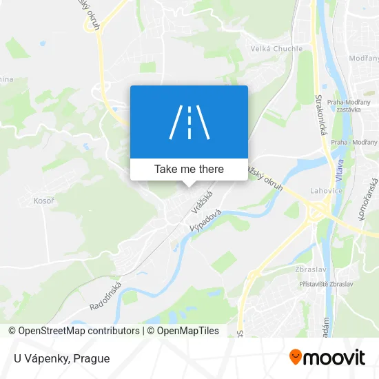 Карта U Vápenky