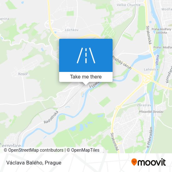 Václava Balého map