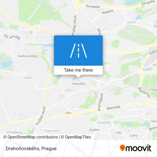 Drahoňovského map