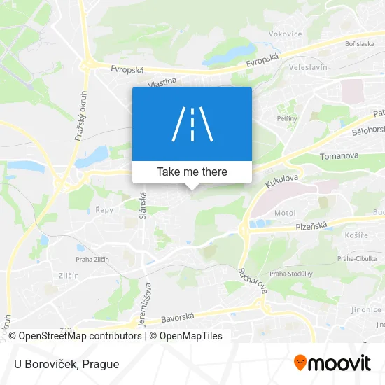 Карта U Boroviček