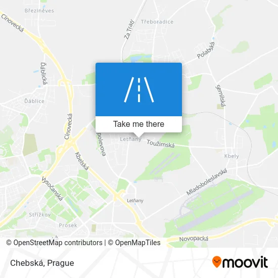 Карта Chebská