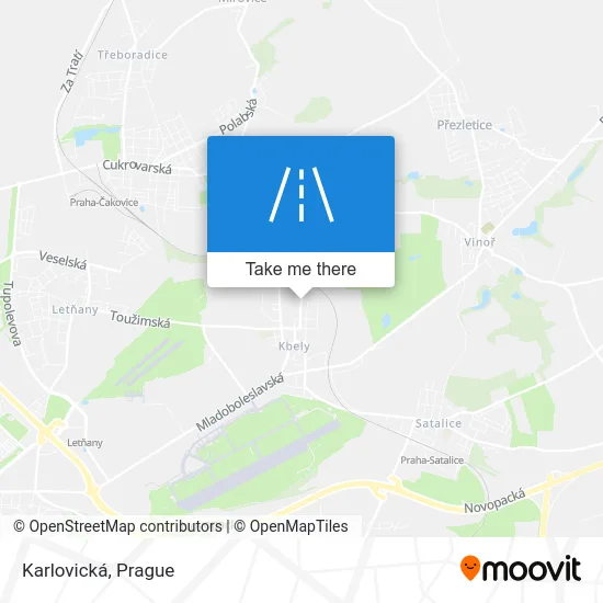 Карта Karlovická