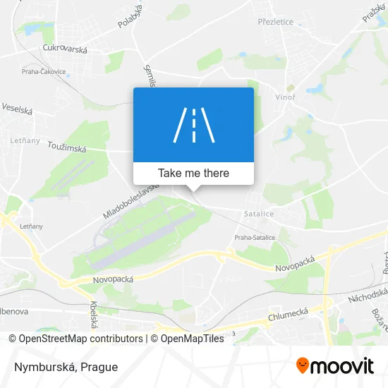 Карта Nymburská