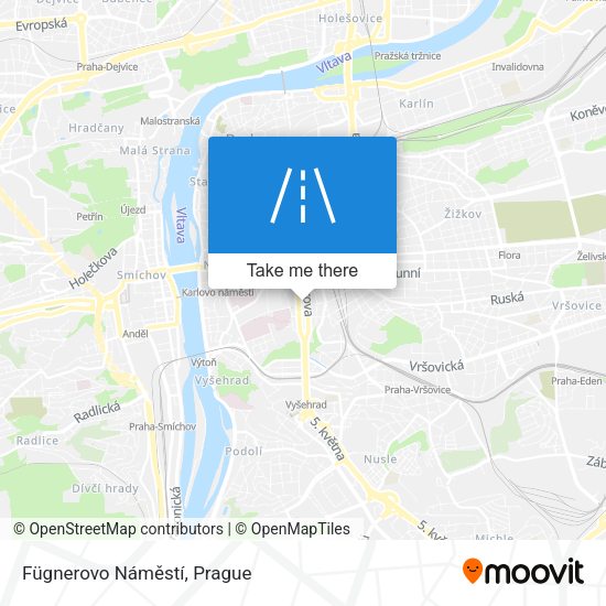 Fügnerovo Náměstí map