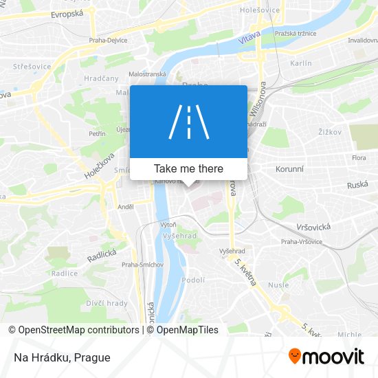Карта Na Hrádku