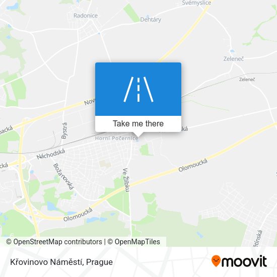 Křovinovo Náměstí map