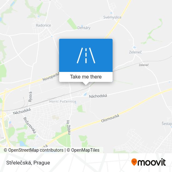 Střelečská map