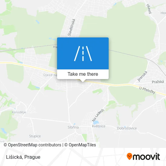 Карта Lišická