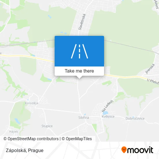 Карта Zápolská
