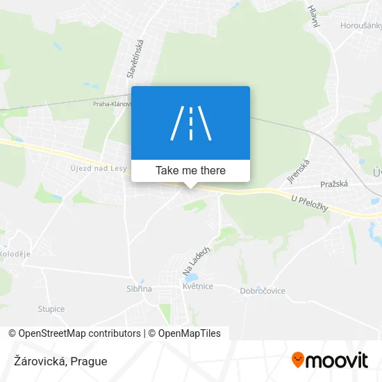 Карта Žárovická