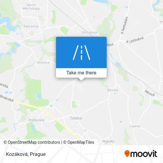 Карта Kozáková