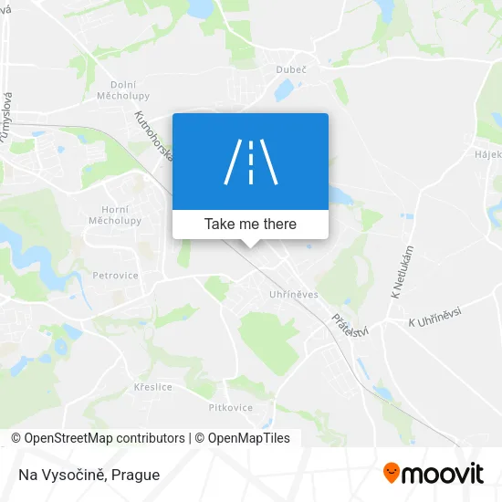 Карта Na Vysočině