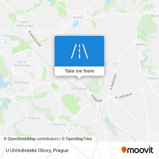 U Uhříněveské Obory map