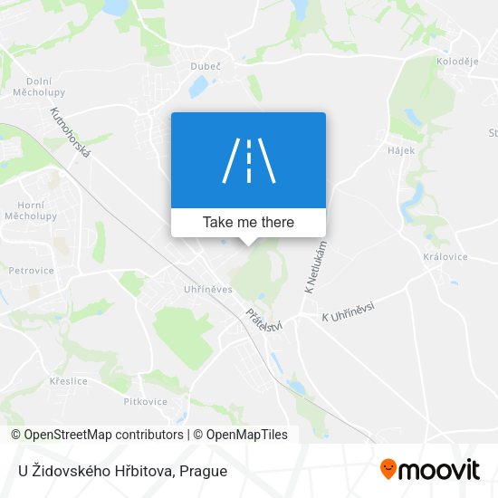 U Židovského Hřbitova map