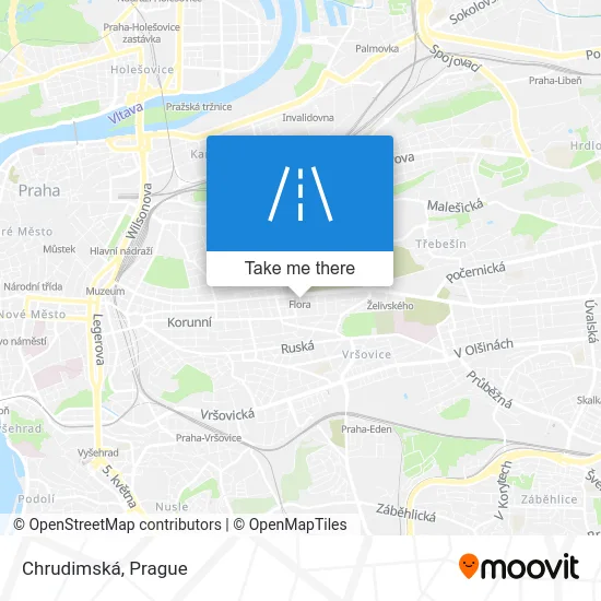 Карта Chrudimská