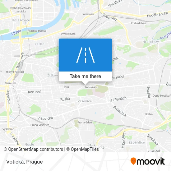 Карта Votická