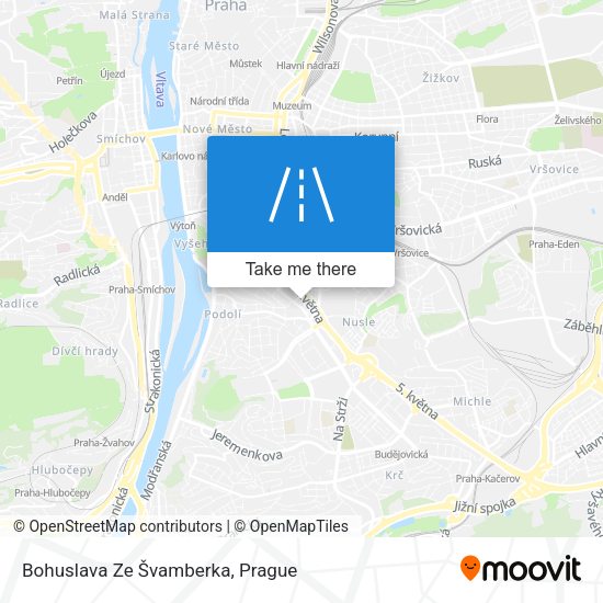Bohuslava Ze Švamberka map