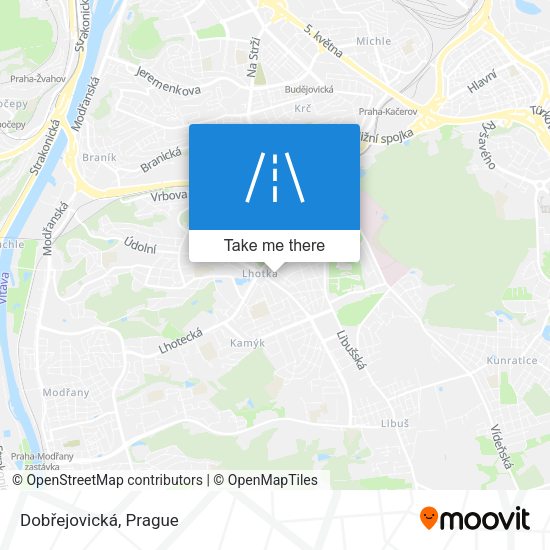 Dobřejovická map