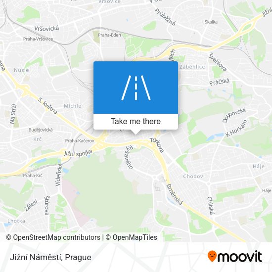 Jižní Náměstí map