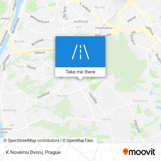 Карта K Novému Dvoru